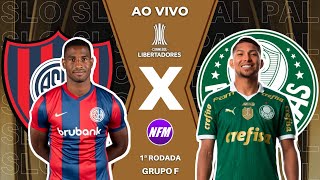 SAN LORENZO 1x1 PALMEIRAS  LIBERTADORES  AO VIVO COM IMAGENS DO ESTÚDIO [upl. by Heid28]