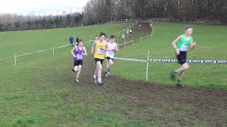 UK CAU Inter Counties XC U15 Boys 2022 [upl. by Atilahs415]