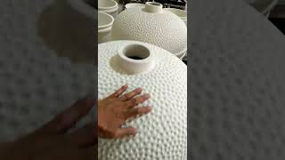 Ceramic shell after Bisque firing and before glazing [upl. by Nowujalo]