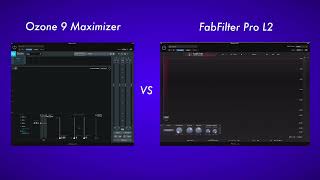 Ozone 9 Maximizer vs FabFilter Pro L2 Limiter [upl. by Arlina1]