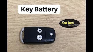 Honda Jazz Flip Key 2013 Key Battery [upl. by Danete]