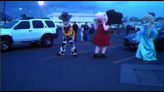 Peppa pig dances with woody and elsa gasolina meme [upl. by Navap]