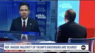 Ron DeSantis with Jonathan Karl ABC  On What Leadership is to Ron DeSantis [upl. by Ardrey]