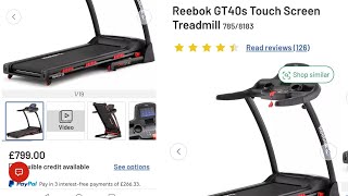 Reebok GT40s Tredmill REVIEW [upl. by Seldon936]