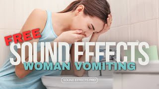 Vomiting Sounds That Make You Cringing  Gagging Sound Effect  Vomiting  FREE Sound Effects [upl. by Yecrad752]