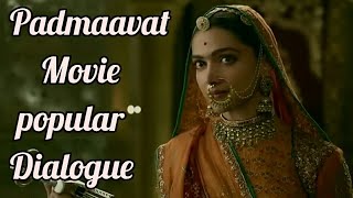 Padmaavat  dialogue promo  Ranveer Singh  Deepika Padukone  Shahid Kapoor [upl. by Yesllek527]