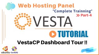 VestaCP Tutorial  Part4  VestaCP Dashboard Tour [upl. by Varipapa]