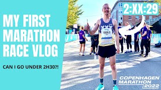 MY FIRST EVER MARATHON CAN I GO SUB 230 COPENHAGEN 2022 [upl. by Indihar]