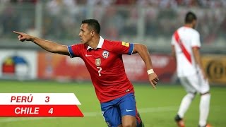 Perú 3  4 Chile  Eliminatorias Rusia 2018  Alberto Jesús López [upl. by Aehsan]