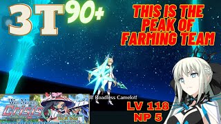 Farming with Morgan LV 118 NP5 ‼️3 Turn Farming Water Monster Monster Crisis FGO [upl. by Indys]