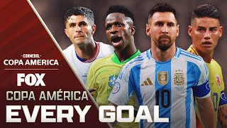 2024 Copa América Every goal from the Entire Tournament  FOX Soccer [upl. by Rizan]