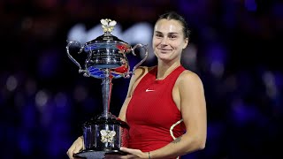 Australian Open 2024 Womens Final Aryna Sabalenka vs Qinwen Zheng [upl. by Eimmaj]