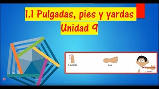 11 PULGADAS PIES Y YARDAS UNIDAD 9 Quinto Grado [upl. by Adiahs]