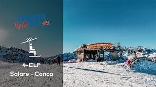 4CLF Salare  Conca  Andalo  Paganella Ski  GoPro Timelapse 4K with GPS Data [upl. by Eileme350]