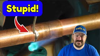 HVAC Myth Soft solder vs Brazing Air conditioner breakdowns that follow [upl. by Caldeira12]