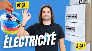 Électricité Facile  Faire une installation complète [upl. by Itsirc]