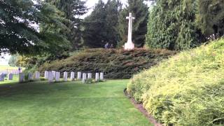 Mons  St Symphorien Cemetery August 2014 [upl. by Emirej]