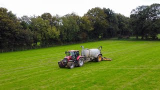 SLURRY SPREADING IN OCTOBER 2023  Case Puma 175 amp Joskin 2500 Gallon amp Trailin Shoe Ireland [upl. by Nathalia43]