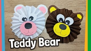 Cute Teddy Bear Craft For Kids [upl. by Leamse]