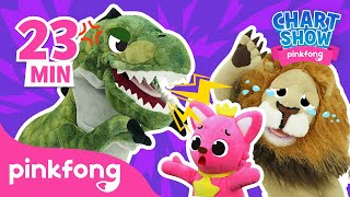 Who is the Strongest❓  Pinkfong Chart Show  Pinkfong Show for Children [upl. by Mozza80]