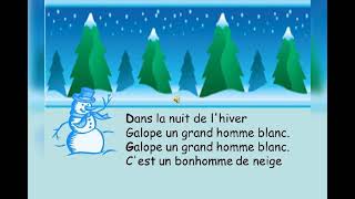 Chanson  Dans la nuit de lhiver ⛄Jacques Prévert [upl. by Nylime]