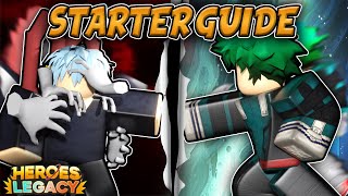 CODE EVERYTHING YOU NEED TO KNOW STARTERS GUIDE  Heroes Legacy [upl. by Vi]