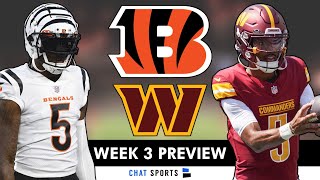 The Bengals Might DESTROY The Commanders On Monday Night Football  Tee Higgins Injury News [upl. by Ais]