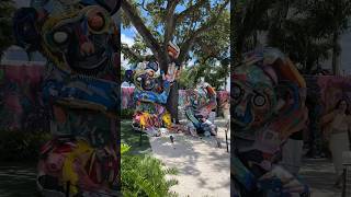 Wynwood Walls  Miami tour  traveling in Miami things to see in Miami usa florida vacation [upl. by Gnouhc]