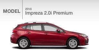 2018 Subaru Impreza 20i Premium  Model Review [upl. by Suoirtemed]