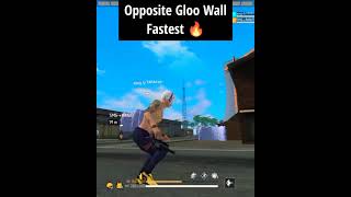 Opposite Gloo Wall Trick🔥  Fastest gloo wall speed😱🔥 new setting shorts tricks [upl. by Mikihisa720]