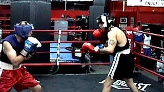 ED PAULIS  JULIAN DRABIK  BOXING  GLEASONS GYM 91617  165 lb 3 rounds [upl. by Specht]