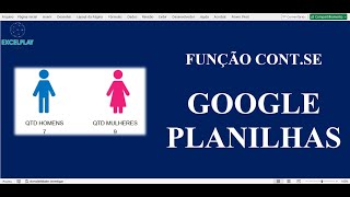 GOOGLE PLANILHAS HEADCOUNT COMO DEIXAR AUTOMÁTICO A CONTAGEM DE HOMENS E MULHERES NO GOOGLE SHEETS [upl. by Summers]