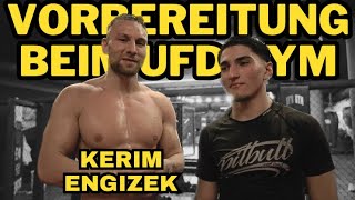 Kampfvorbereitung im UFD GYM mit KERIM ENGIZEK und co [upl. by Lleruj]