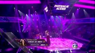 The Voice Brasil  Nathalie Alvim se apresenta no Tirateima [upl. by Ecirtram47]