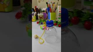 toy craft idea step by step kids activity craft using water bottlehandmade craft youtubeshorts [upl. by Einial985]