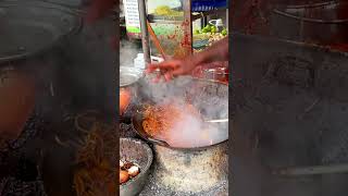 FAMOUS Indian Mee Goreng Sotong in PENANG Malaysia  streetfood malaysia penang shorts [upl. by Yanarp]