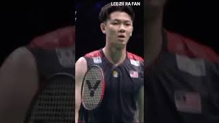 LEE Zii Jias Sharp BackHand  LEE Zii Jia Attacked CHOU Tien Chen with Powerful BackHand Smash [upl. by Rufus]