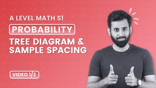 A Level Math  S1  Probability  Tree Diagram and Sample Spacing [upl. by Eaned]