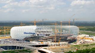 Allianz Arena Munich Germany time lapse  panTerra [upl. by Iak]