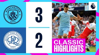 Classic Highlights  Man City 32 QPR  AGUEROOOOOOOO [upl. by Tobey896]