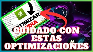 OPTIMIZACIONES DE LAS TARJETAS GRÁFICAS NVIDIA No funcionan [upl. by Narual143]