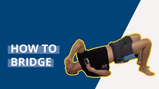 Brazilian Jiu Jitsu Basics How to Bridge [upl. by Oidale490]