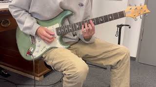 2019 PRS Silver Sky Orion Green  Little Wing Jam [upl. by Phaidra821]