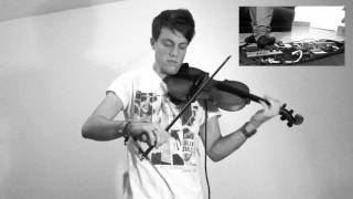 Teardrop  Massive Attack Violin Loop Cover  Joel Grainger [upl. by Idnil114]