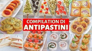 10 IDEE DI ANTIPASTI PER VIGILIA NATALE E CAPODANNO  10 Ricette Facili per il Buffet delle Feste [upl. by Lalad]