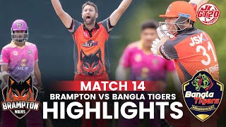 Full Highlights  Brampton Wolves vs Bangla Tigers Mississauga  Match 14  Global T20 Canada 2024 [upl. by Geno]