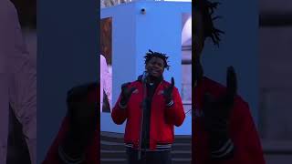 Teddy Swims Shock with Fan Voice in Street newmusic teddyswims busking soulmusic losecontrol [upl. by Ane]