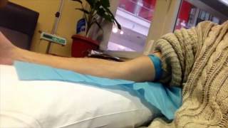 Iron Infusion Hopsital Procedure Cannula Insertion [upl. by Acilejna]