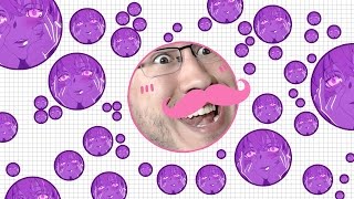 MARKIPLIER PLAYING WITH FANS  Agario 5 [upl. by Leahci]