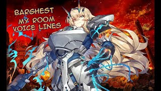 【FGO】Barghest My Room Voice Lines PostAvalon Le Fae ver ENG [upl. by Berne988]